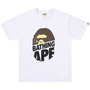 Bape Peek Big Ape Head T-shirt White | A Bathing Ape